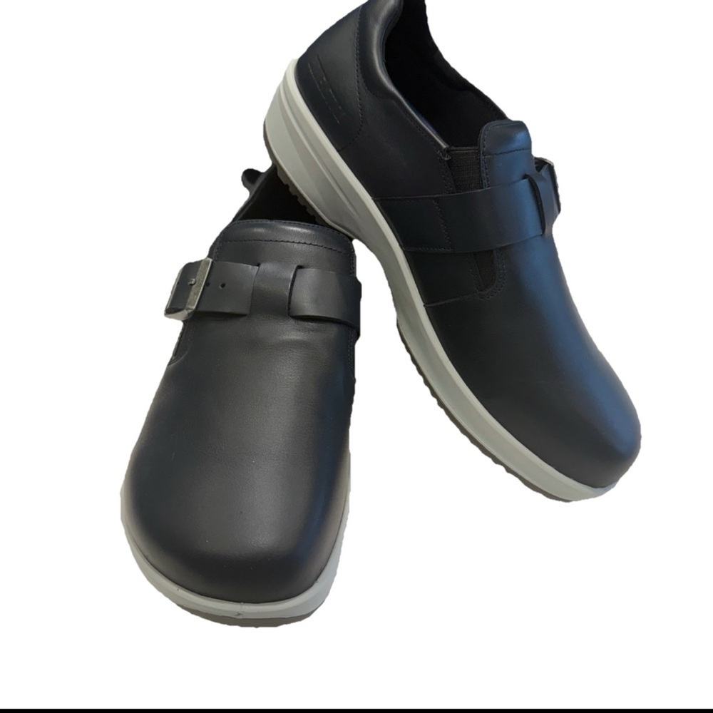 Birkenstock Caris Pro Unisex Clogs Shoes Navy Blue US Sz Wms 9 Men’s 7 EU 40 NIB - Picture 2 of 9